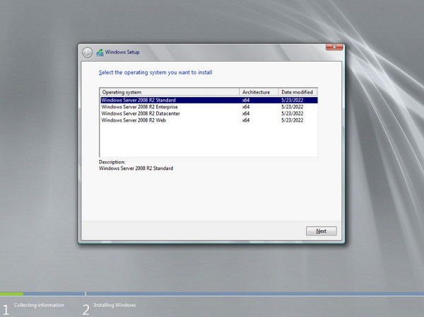 Windows Server 2008 R2 SP1 ESD May 2022