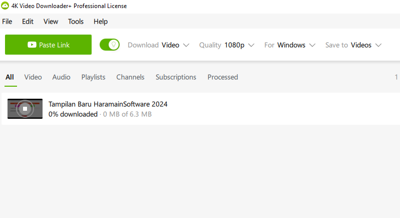 4K Video Downloader Plus Screeen